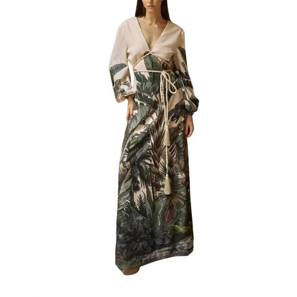 NEW ANDRES OTALORA odisea dress in green - Picture 1 of 3